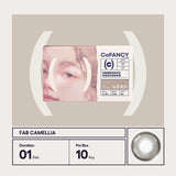 CoFancy 1-Day Colored Contact Lens Fab Camellia ±000 10pcs
