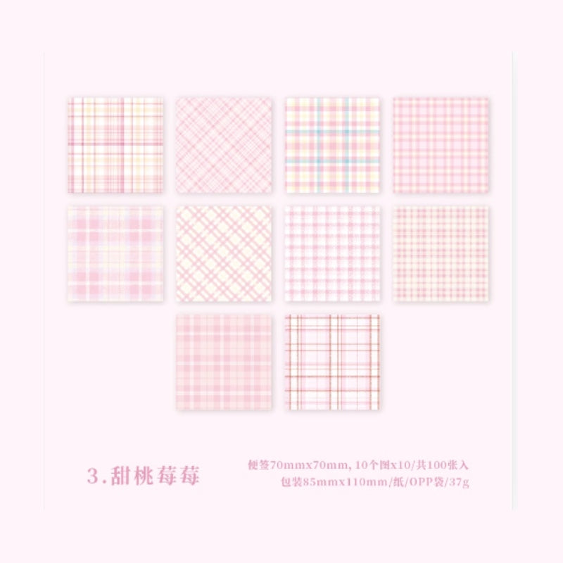 Twilight City暮光之城格子星球系列便签本甜桃莓莓