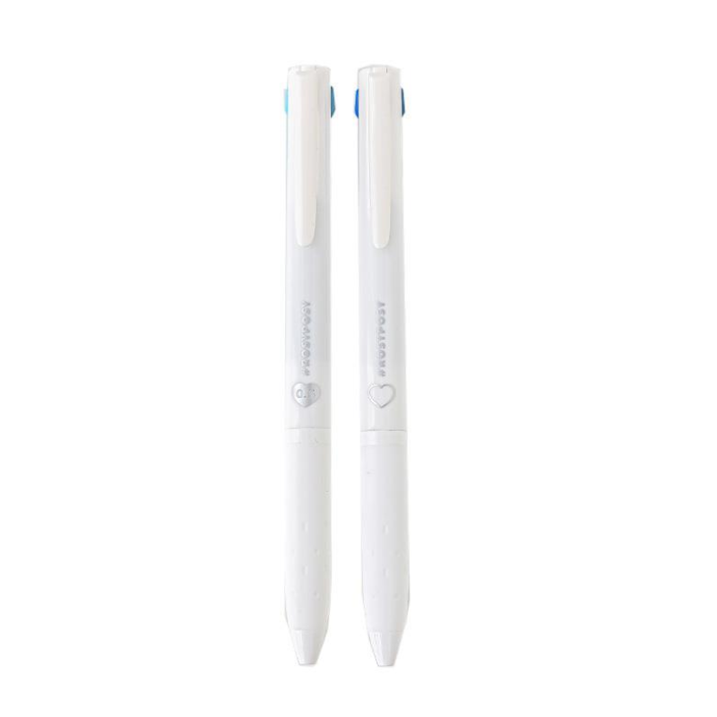 Rosy Posy Tint Press 6-color Button Neutral Gel Pen Blue 2pcs