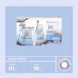 CoFancy 1 Day Colored Contact Lens Blues Knight ±000 10pcs