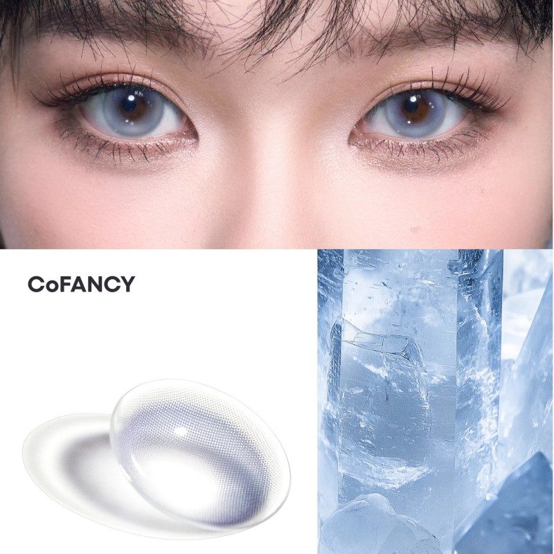 CoFancy可糖日抛美瞳蓝调骑士±000 10枚