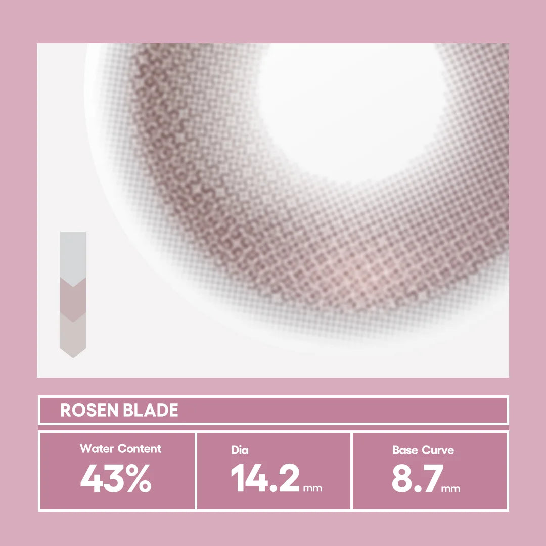 CoFancy 1-Day Colored Contact Lens Rosen Blade ±000 10pcs