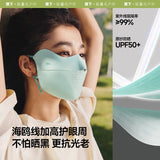 Beneunder蕉下轻薄无痕护眼角防晒口罩AL203蓝烟灰