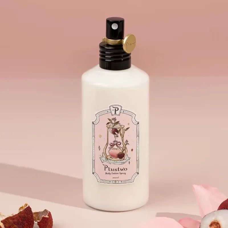 Plustwo普拉斯兔香氛喷雾身体乳玫瑰荔枝 200ml
