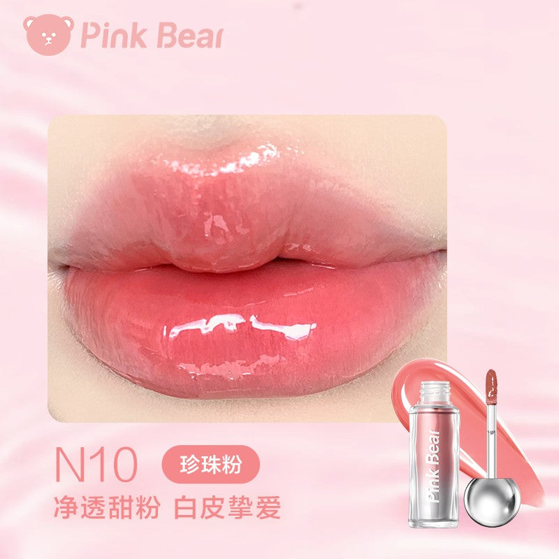Pink Bear皮可熊小灯泡唇蜜镜面水光#N10珍珠粉