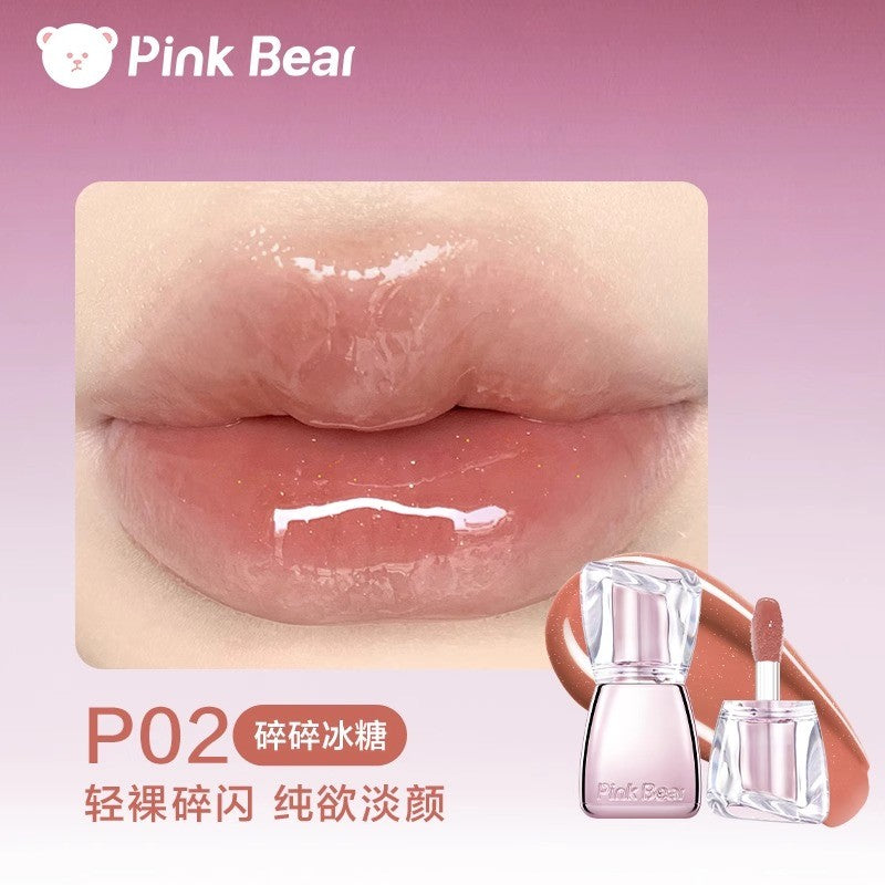 Pink Bear皮可熊好嘟丰唇蜜水光唇釉#P02碎碎冰糖