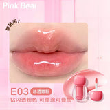 Pink Bear小灯泡精华唇蜜#E03冰透嫩粉