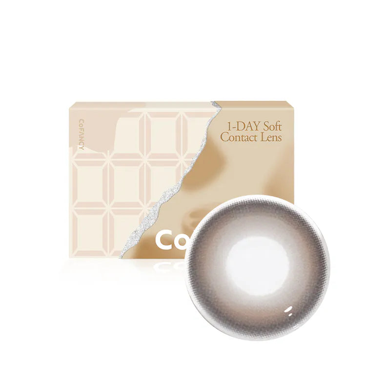 CoFancy可糖日抛美瞳冰滴乌龙Plus -1.25 10片