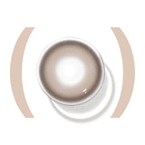 CoFancy 1-Day Colored Contact Lens Sweet Brown -3.50 10pcs