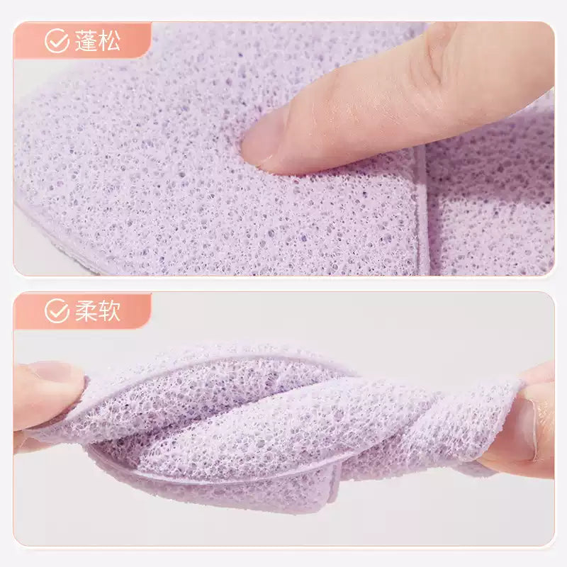 Gecomo格蒙手套式洁面扑白藤紫G2083-1