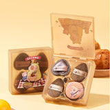 Gecomo Capybara Thumb Mini Powder Puff Set 4pcs