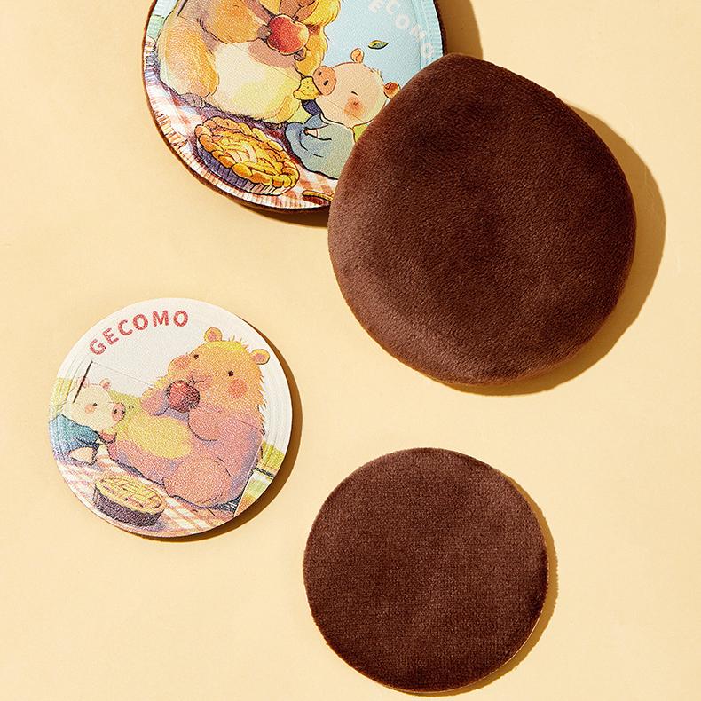 Gecomo Capybara Thumb Mini Powder Puff Set 4pcs
