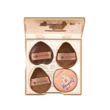 Gecomo Capybara Thumb Mini Powder Puff Set 4pcs