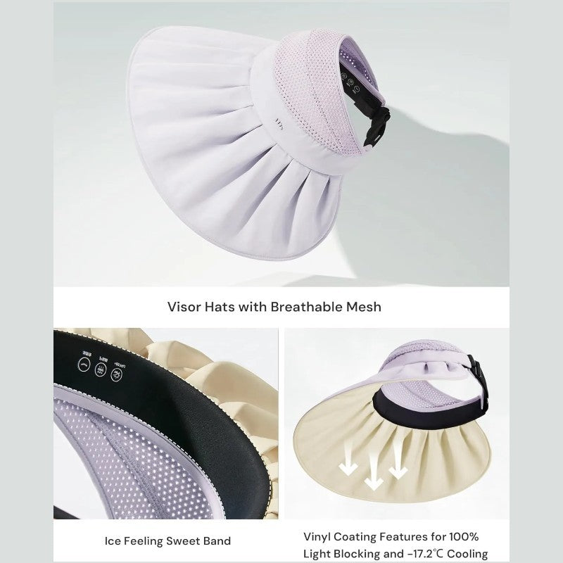 Beneunder Women's Shell Sun Hat UPF50+ Ivory Beige