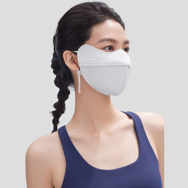 Beneunder Women's Sun Protection Face Mask Blue Smoke Gray UPF50+