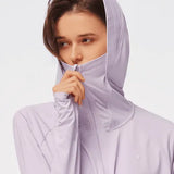 Beneunder蕉下冰薄系列披肩防晒服雾霾紫M