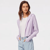 Beneunder蕉下冰薄系列披肩防晒服雾霾紫M