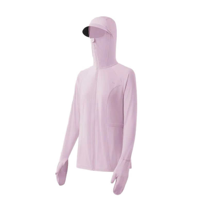 Beneunder Waist-Cinched Full Protection Sun Jacket #AL823 Pink L