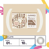 CoFancy 1-Day Colored Contact Lens Jazzy Latte -4.00 10pcs