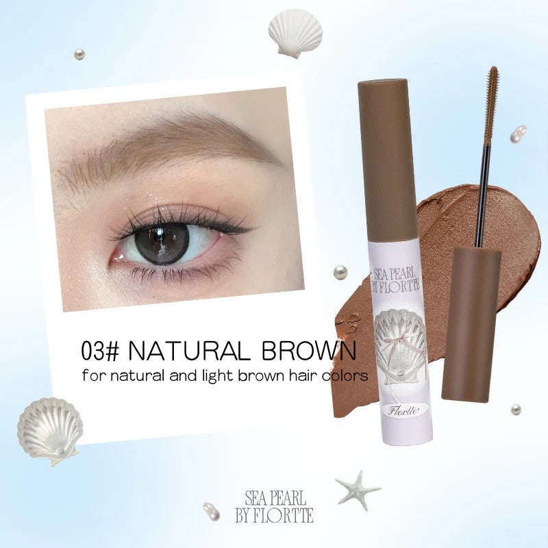 Flortte Sea Pearl Eyebrow Gel #03 Natural Brown