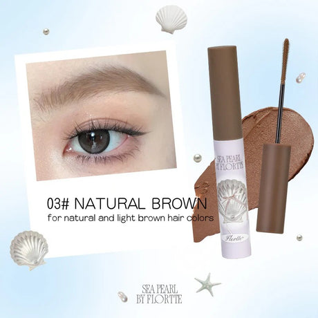 Flortte Sea Pearl Eyebrow Gel #03 Natural Brown