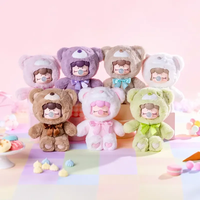 Rolife Nanci Colorful Chocolate Cutie Bears Series Plush Blind Box 1pcs