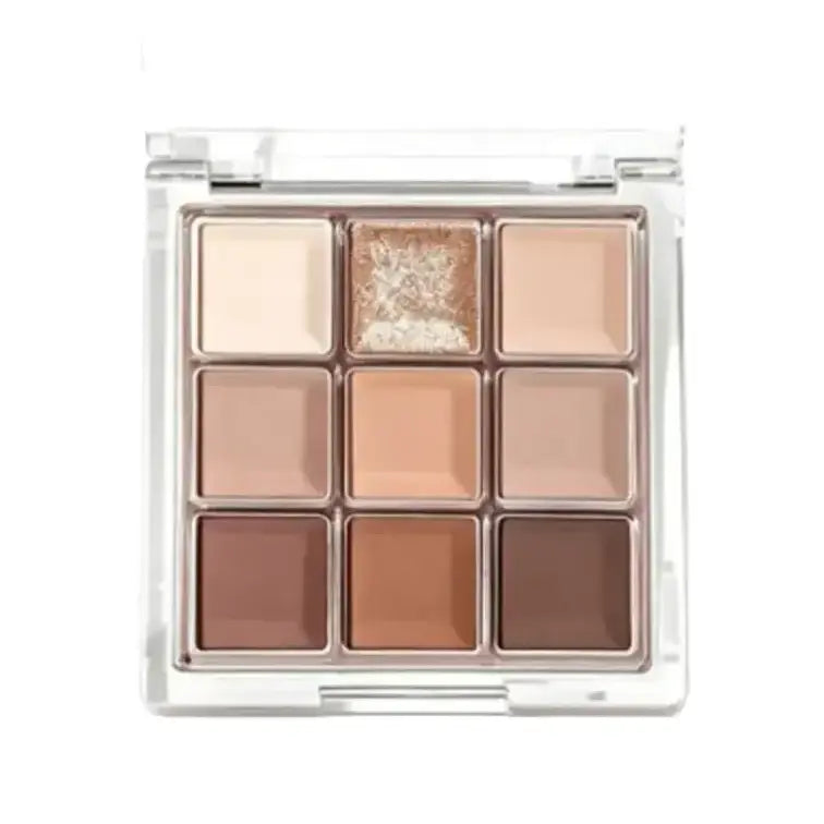 Jill Leen 9-Color Chocolate Eyeshadow Palette #CC01 Hazelnut Cocoa