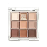 Jill Leen 9-Color Chocolate Eyeshadow Palette #CC01 Hazelnut Cocoa