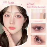 Jill Leen巧克力九色眼影盘#CC02莓果白巧