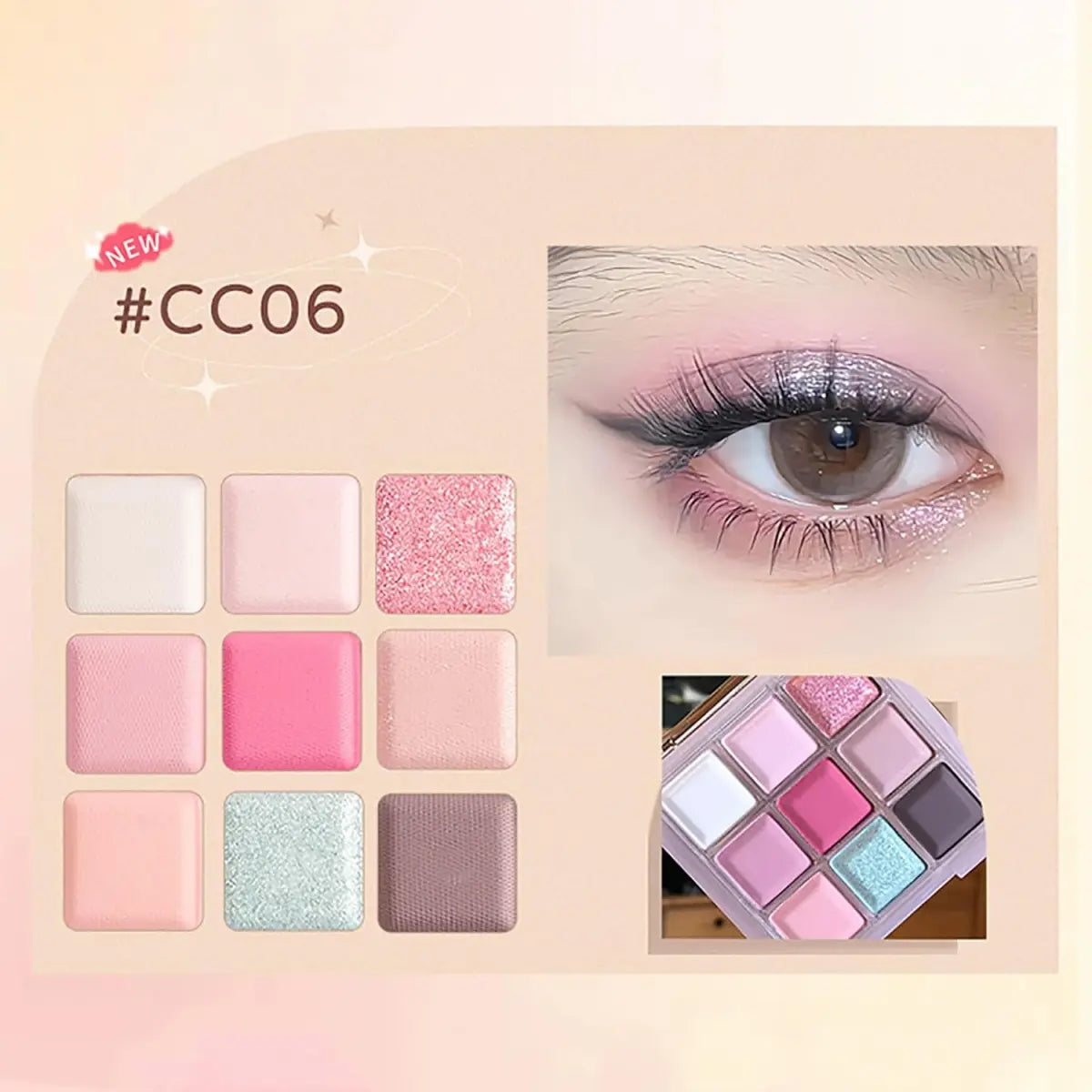 Jill Leen九色巧克力眼影盘#CC06心动了芭