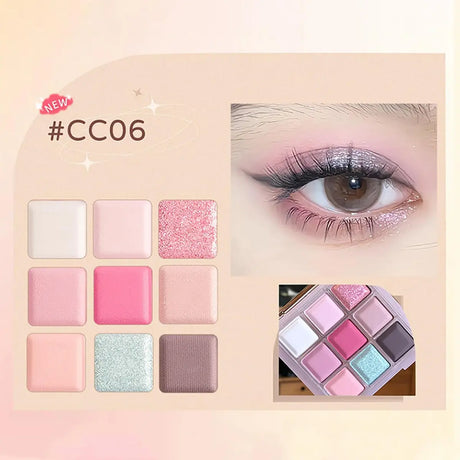 Jill Leen 9-Color Chocolate Eyeshadow Palette #CC06