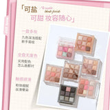 Jill Leen 9-Color Chocolate Eyeshadow Palette #CC07 Almond Croissant