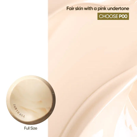 Judydoll Dual Fermented Tea Cushion Foundation #P00 Fair Skin With A Pink Undertone