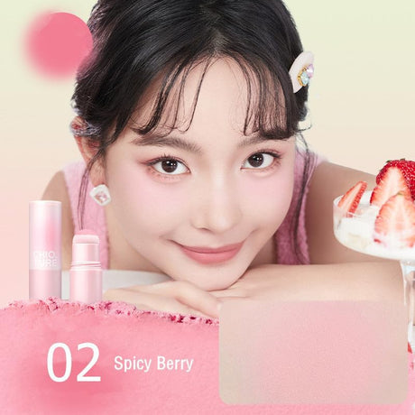 Chioture Just Poke Blush Stick #02 Spicy Berry