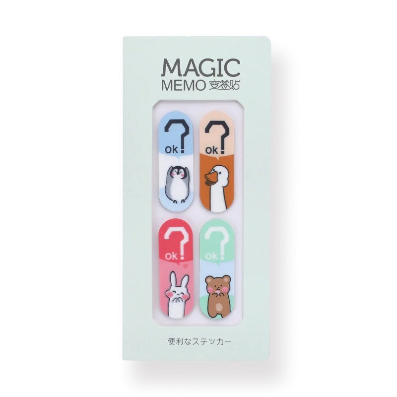 Magica Memo Tearable Page Marker Animals 100pcs