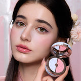 Flower Knows Butterfly Cloud Collar Rouge Box Highlighting & Blush Duo Powder #02 Seaborne Moon