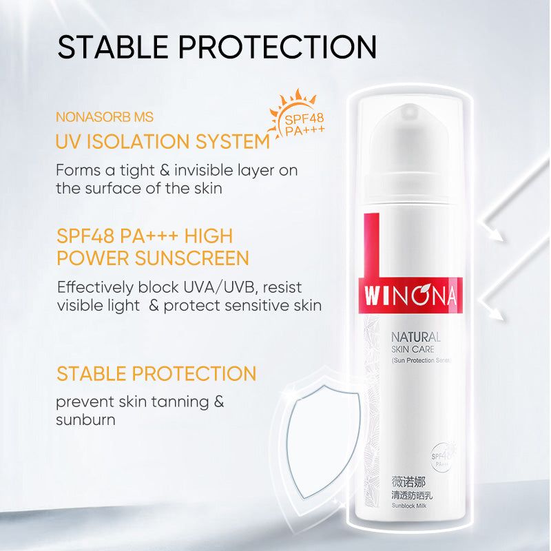 Winona Sunblock Milk Sunscreen SPF48 PA+++ 50g