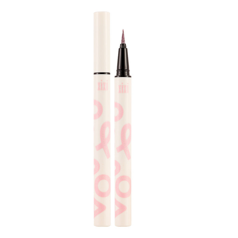Xixi Punk Metal Diamond Eyeliner Pen #01 Pink Star River