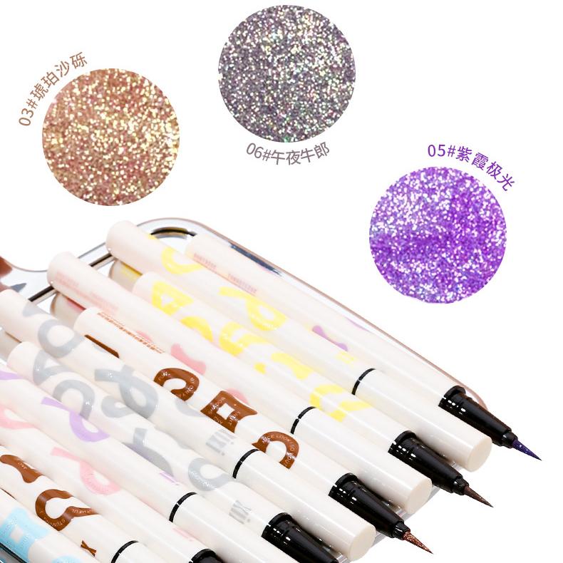 Xixi Punk Metal Diamond Eyeliner Pen #02 Golden Beach