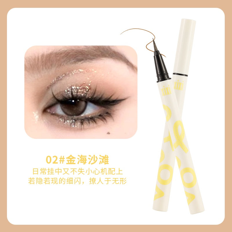 Xixi Punk Metal Diamond Eyeliner Pen #02 Golden Beach