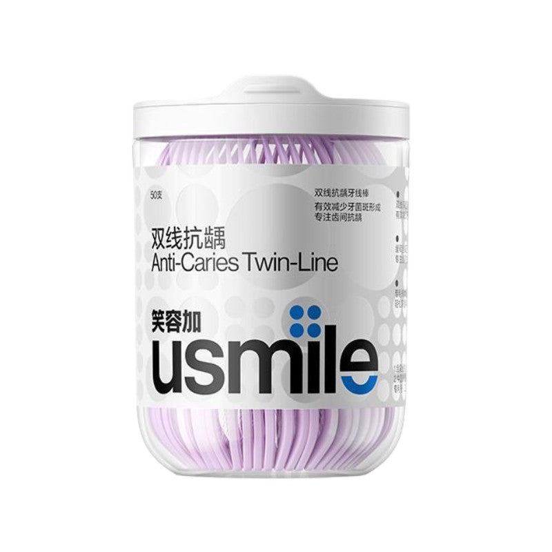 Usmile笑容加双线抗龋牙线 50支