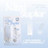 Rosy Posy Cute Mini Stapler White