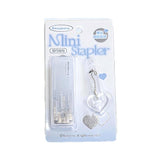 Rosy Posy Cute Mini Stapler White