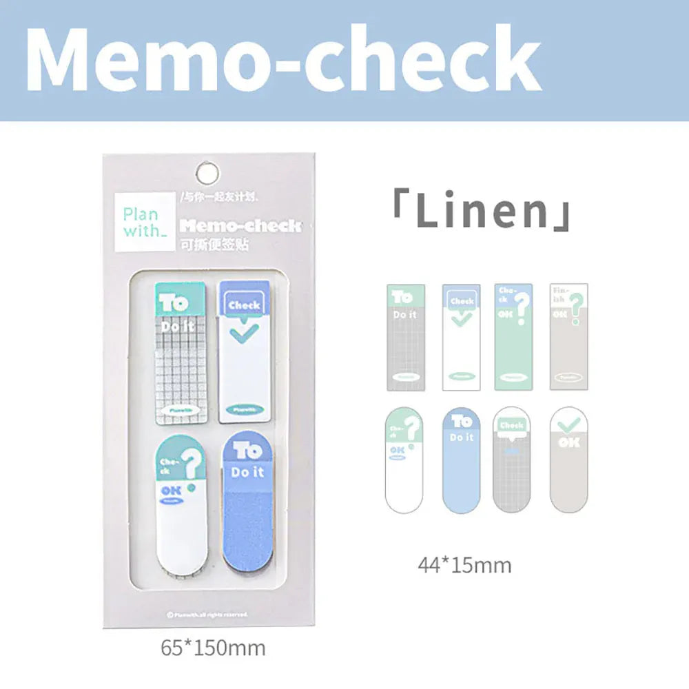 Planwith可撕便签贴标记贴分类索引贴Linen