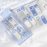 Planwith Simple Tear-Off Sticky Notes Blue