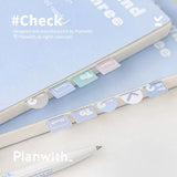 Planwith Simple Tear-Off Sticky Notes Blue