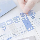 Planwith Simple Tear-Off Sticky Notes Blue