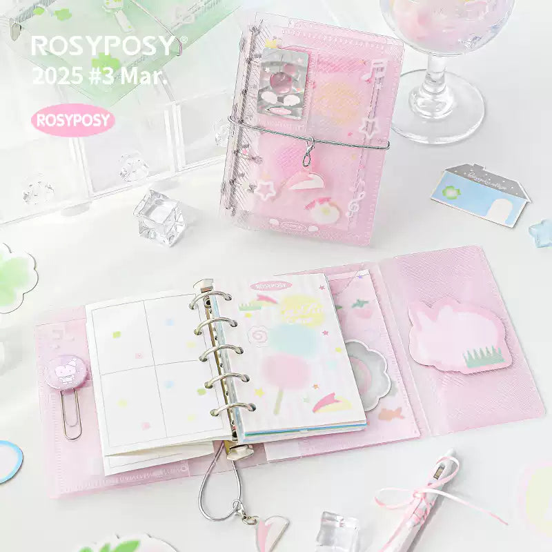 Rosy Posy Dialog Box M5 Journal Strawberry