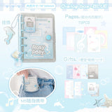 Rosy Posy Dialog Box M5 Journal Notebook Blue