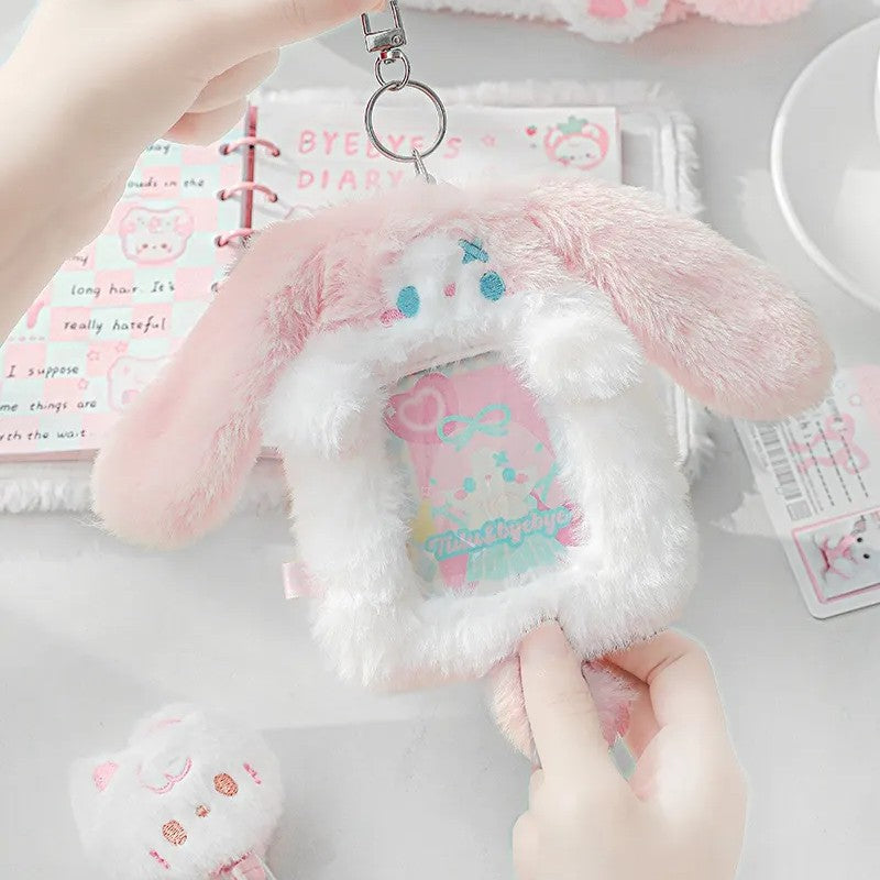 Rosy Posy Tutu & Byebye Soft Fluffy Cute Card Holder Caicai